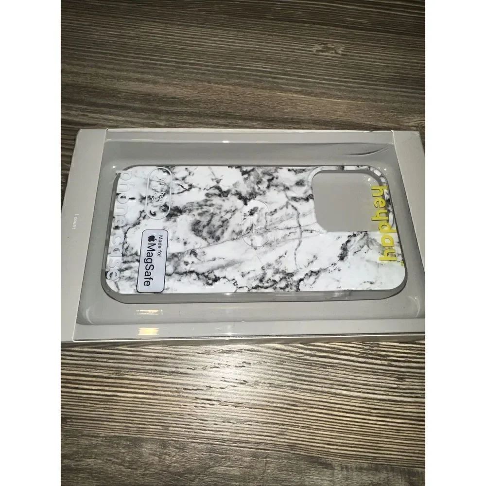 Heyday Apple iPhone 13 Pro Case with MagSafe - White Marble